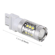 2 PZ T20 / 7440 5W 250LM 6000K Luci di retromarcia per auto per auto Luci di retromarcia 16 LED Lampade SMD-2835, DC 12V, T20 / 7440