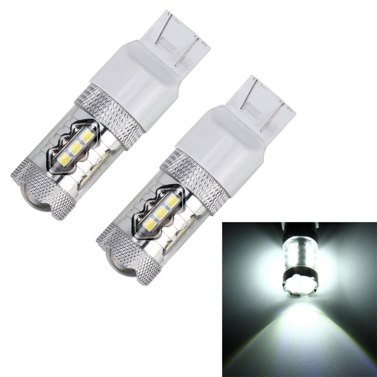 2 PZ T20 / 7443 5W 250LM 6000K Luci freno auto per auto 16 LED Lampade SMD-2835, DC 12V, T20 / 7443