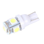 Lampada per luci di ingombro per auto 10PCS T10 3W 5500K SMD 5050 5 LED, DC 12V, 5630-5smd LED