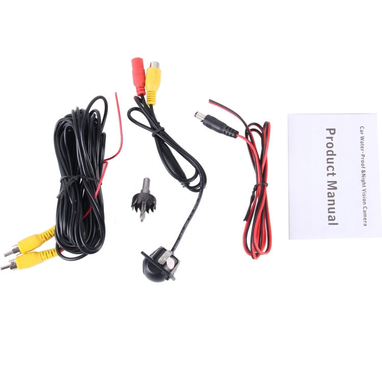720×540 Pixel effettivi PAL 50HZ / NTSC 60HZ CMOS II Telecamera di retromarcia per auto universale impermeabile, DC 12V, Lunghezza cavo: 4m, Waterproof