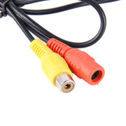 720×540 Pixel effettivi PAL 50HZ / NTSC 60HZ CMOS II Telecamera di retromarcia per auto universale impermeabile con 4 lampade a LED, DC 12V, Lunghezza cavo: 4m, 4 LED Lamp