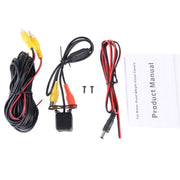 720×540 Pixel effettivi PAL 50HZ / NTSC 60HZ CMOS II Telecamera di retromarcia per auto universale impermeabile con 4 lampade a LED, DC 12V, Lunghezza cavo: 4m, 4 LED Lamp