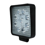 Lampadine a LED per faretti da lavoro nautici per barche per auto impermeabili a forma quadrata a luce bianca da 6,7 W, DC 9-30 V, 27W