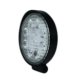 Lampadine a LED per faretti da lavoro marini per barche per auto impermeabili a forma rotonda a luce bianca da 6,7 W, DC 9-30 V, 27W