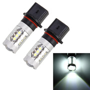 2 fendinebbia per auto P13W DC 12V 5W 250LM con 16 lampadine LED SMD-2835 (luce bianca), P13W