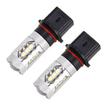 2 fendinebbia per auto P13W DC 12V 5W 250LM con 16 lampadine LED SMD-2835 (luce bianca), P13W