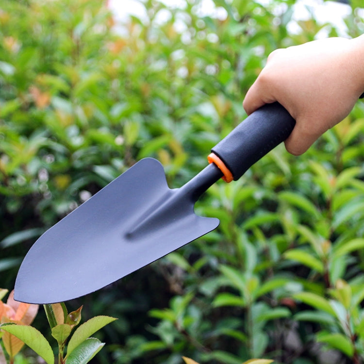 Attrezzo da giardinaggio per piantare, scavare, pala di ferro con manico lungo in plastica, Shovel