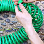 Tubo a spirale telescopico per tubo a molla della serie di irrigazione da giardino con adattatore e connettore per connettore dell'acqua, lunghezza: 30 m, 30m Telescopic Pipe