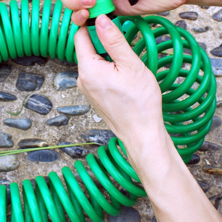 Tubo a spirale telescopico per tubo a molla della serie di irrigazione da giardino con adattatore e connettore per connettore dell'acqua, lunghezza: 30 m, 30m Telescopic Pipe