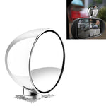 3R-044 Specchietto retrovisore ausiliario Specchietto per punto cieco regolabile per auto Specchietto retrovisore laterale ausiliario grandangolare, 3R-044 (Black), 3R-044 (Silver), 3R-044 (White)