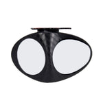 3R-046 Specchietto laterale destro per punto cieco ruotabile a 360 gradi per auto, Right Black, Right White