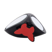 3R-046 Specchietto laterale destro per punto cieco ruotabile a 360 gradi per auto, Right Black, Right White