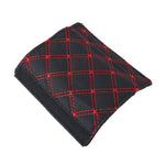 3 pezzi copertura freno a mano per auto pomello del cambio leva del cambio set di cuscini set di specchietti retrovisori copertura accessori per auto decorazione interna pad, 3 PCS Red, 3 PCS White