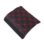 3 pezzi copertura freno a mano per auto pomello del cambio leva del cambio set di cuscini set di specchietti retrovisori copertura accessori per auto decorazione interna pad, 3 PCS Red, 3 PCS White