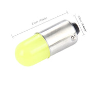 2 PZ BA9S 2W 150 LM 6000K Lampada per luce di ingombro per auto, DC 12V, 2W 150LM/6000K