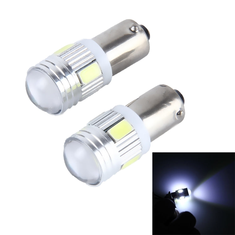2 PZ BA9S 3W 250 LM 5500K Lampada per luci di ingombro per auto con 6 lampade LED SMD-5630, DC 12V, 3W 250 LM 5500K