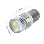 2 PZ BA9S 3W 250 LM 5500K Lampada per luci di ingombro per auto con 6 lampade LED SMD-5630, DC 12V, 3W 250 LM 5500K