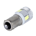 2 PZ BA9S 3W 250 LM 5500K Lampada per luci di ingombro per auto con 6 lampade LED SMD-5630, DC 12V, 3W 250 LM 5500K
