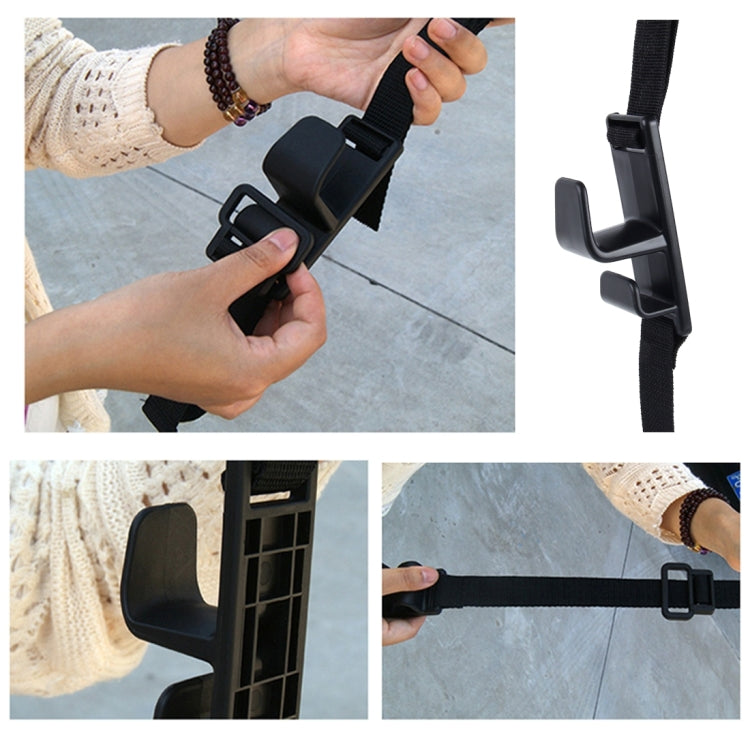 SHUNWEI SD-2512 Gancio per poggiatesta per auto Universale regolabile Sedile posteriore per poggiatesta Gancio per gancio per borsa Borsa di stoffa Alimentari, SD-2512