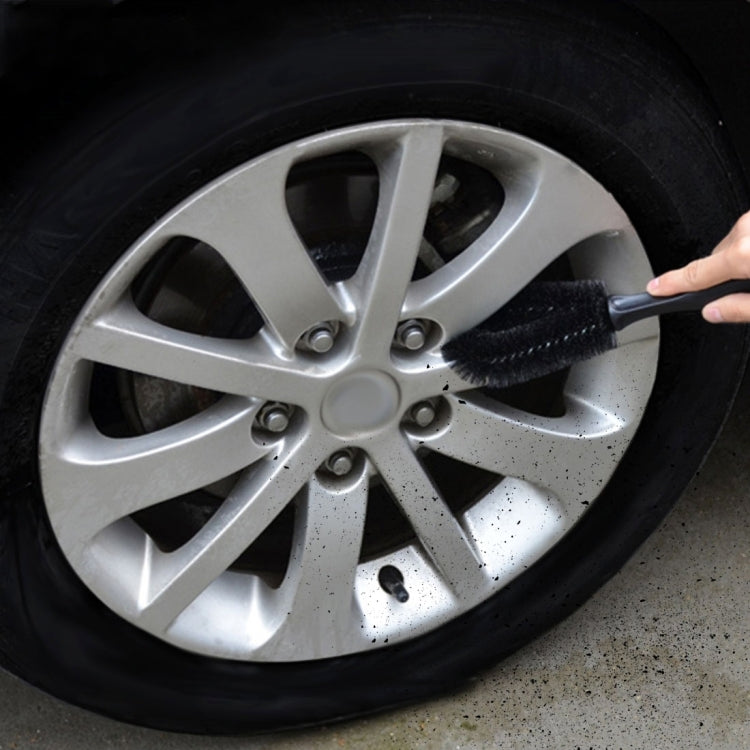 KANEED Portable Loop Style Auto Car Vehicle Moto Ruota Cerchione Mozzo Scrub Spazzola per lavaggio Lavaggio Strumento di pulizia, Tire Rim Hub Brush, UK Stock Tire Rim Hub Brush, US Stock Tire Rim Hub Brush