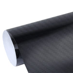 Foglio di pellicola per decalcomanie in vinile per auto in fibra di carbonio lucida 5D, rilascio d'aria, dimensioni: 152 cm x 50 cm