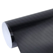 Foglio di pellicola per decalcomanie in vinile per auto in fibra di carbonio lucida 5D, rilascio d'aria, dimensioni: 152 cm x 50 cm