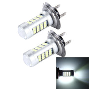 2 PCS H7 10W 900LM 8000K 42 SMD-2835 LED Fendinebbia per auto, DC 12V (luce bianca), H7