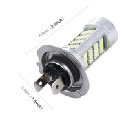 2 PCS H7 10W 900LM 8000K 42 SMD-2835 LED Fendinebbia per auto, DC 12V (luce bianca), H7