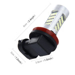 2 PCS H8/H11 10W 900LM 8000K 42 SMD-2835 LED Fendinebbia per auto, DC 12V (luce bianca), H8/H11