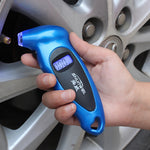 SHUNWEI SD-2802 Manometro digitale per pneumatici 150 PSI 4 impostazioni per auto camion bicicletta con LCD retroilluminato e impugnatura antiscivolo, SHUNWEI SD-2802