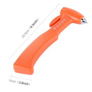 SHUNWEI SD-3501 Taglierina per cinture di sicurezza per finestre Strumento di salvataggio automatico Guscio in plastica ideale Martello di emergenza per sicurezza auto con nastro adesivo e telaio di fissaggio, SD-3501