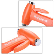 SHUNWEI SD-3501 Taglierina per cinture di sicurezza per finestre Strumento di salvataggio automatico Guscio in plastica ideale Martello di emergenza per sicurezza auto con nastro adesivo e telaio di fissaggio, SD-3501