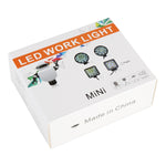 DC 10-30V 27W 2500LM 6000K Impermeabile Veicolo Auto Barca Marine Luci da lavoro esterne Luci di emergenza 60 gradi Luce di inondazione regolabile LED Lampadine per auto con 9 luci LED Wafer intense, Flood Light+27W