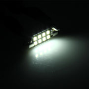 2 PZ 3W 200 LM 6000K 36MM 8 LED SMD-2835 Decodifica porta bicuspide Lampada da lettura per auto Lampada da lettura a LED, DC 12V, 36MM