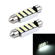 2 PZ 3,5 W 250 LM 6000 K 39 MM 12 LED SMD-2835 Decodifica porta bicuspide Lampada da lettura per auto Lampada da lettura a LED, DC 12V, 39MM