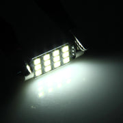 2 PZ 3,5 W 250 LM 6000 K 39 MM 12 LED SMD-2835 Decodifica porta bicuspide Lampada da lettura per auto Lampada da lettura a LED, DC 12V, 39MM