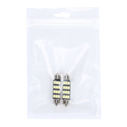 2 PZ 3,5 W 250 LM 6000 K 41 MM 12 LED SMD-2835 Decodifica porta bicuspide Lampada da lettura per auto Lampada da lettura a LED, DC 12V, 41MM
