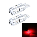 Lampada per luci di ingombro per auto a LED T10 5W 8 SMD-3030 da 2 pezzi, CC 12V, 8 SMD-3030 LEDs, T10+5W Red Light