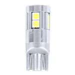 Lampada per luci di ingombro per auto a LED T10 5W 8 SMD-3030 da 2 pezzi, CC 12V, 8 SMD-3030 LEDs, T10+5W Red Light