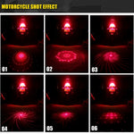 Allarme posteriore universale per auto e moto da 200 mW Lampada anti-collisione con nebbia laser 650 nm con sei modelli, DC 8-36 V Lunghezza cavo: 60 cm, 200mW