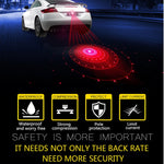 Allarme posteriore universale per auto e moto da 200 mW Lampada anti-collisione con nebbia laser 650 nm con sei modelli, DC 8-36 V Lunghezza cavo: 60 cm, 200mW