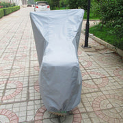 Copertura floccata in pellicola di alluminio per motocicletta impermeabile universale antipolvere e resistente al sole con strisce di avvertenza, adatta per bici fino a 2,3 m (90 pollici) di lunghezza, dimensioni: 232x100x125 cm, XXL: 232x100x125cm