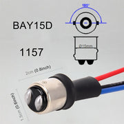 1 paio 1157 / BAY15D Base portalampada presa maschio con cavo, 1157 / BAY15D
