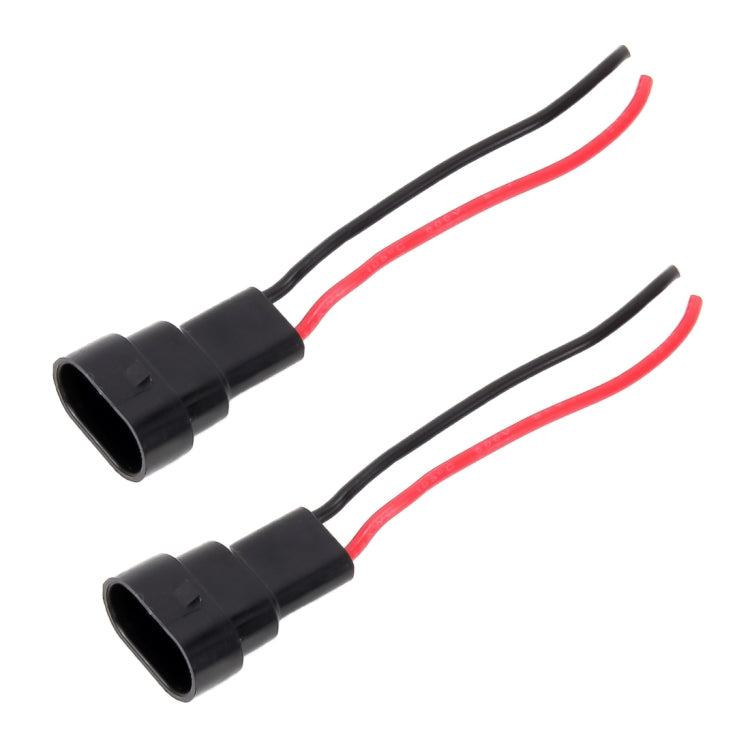 1 paio 9005/9006/9012 Base portalampada presa maschio con filo, 9005 / 9006 / 9012