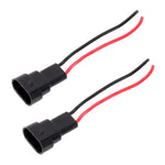 1 paio 9005/9006/9012 Base portalampada presa maschio con filo, 9005 / 9006 / 9012