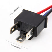 1 paio di portalampada H4 con base maschio e cavo, H4