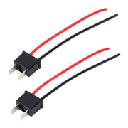 1 paio di portalampada H7 con base maschio e filo, H7