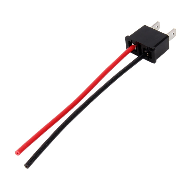 1 paio di portalampada H7 con base maschio e filo, H7