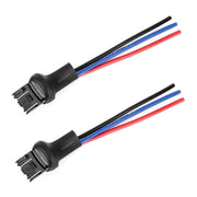 1 paio di portalampada T20 / 7443 con base maschio e filo, T20 / 7443