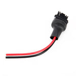 1 paio di portalampada T25/3156 con base maschio e filo, T25 / 3156
